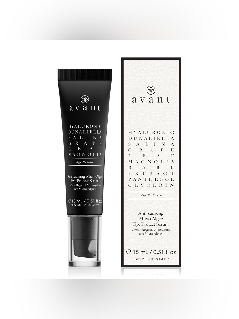 🍃Avant Antioxidising Micro-Algae Eye Protect Serum 15ml ✨ Hyaluronic Age Restore